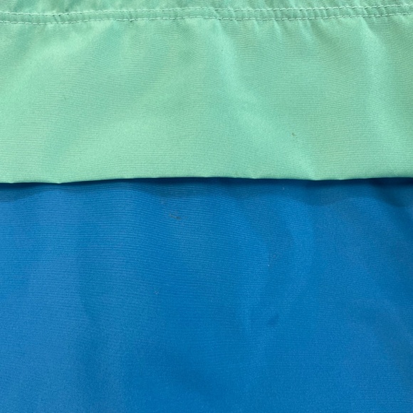 Champion Think 450 NBPA Rare Lightweight Half Zip Jacket Blue and Green - Picture 4 of 15